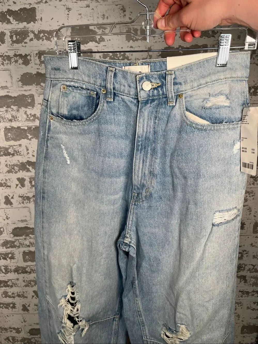BDG urban outfitters | women nwt denim high rise extreme baggy jeans